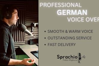 record german voice overs at a great price in 24h