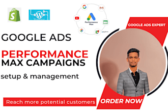 set up google performance max ads for your shopify and wp store