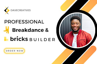 design wordpress or redesign wordpress website with breakdance or bricks builder