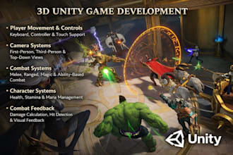 develop unity 3d game gameplay system multiplayer game game development in unity