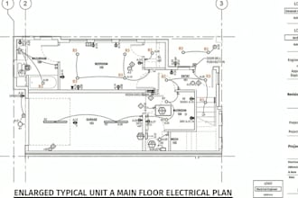 do commercial and residential mep plans, electrical drawings, plumbing, hvac