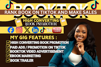 viral booktok video book influencer video tiktok booktok ads ebook marketing