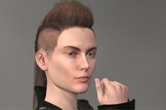 formulate 3d character, nsfw model and rig,anime texturing,vrchat avatar,animate