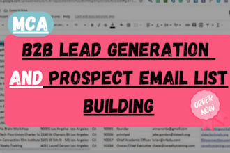 high quality mca small business loan leads, b2b lead generation verified leads