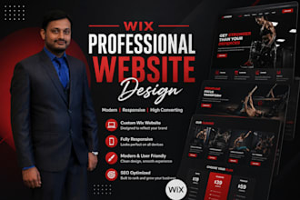 design professional wix website redesign