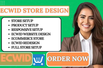 setup ecwid store design ecwid store redesign shopify store design