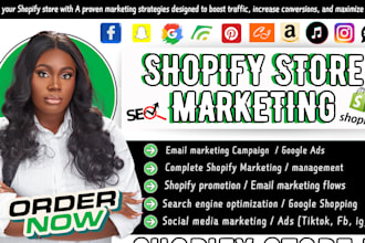 boost shopify marketing sales, shopify store promotion, klaviyo, meta ads, cro