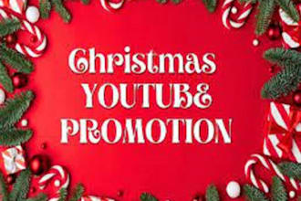 do organic christmas youtube video promotion