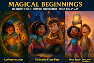 illustrate children story book illustration, children story book illustration