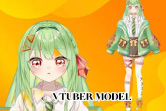 design and rig live2d vtuber model, vtuber rigging, live2d rigging for streamers