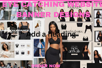 design website banner and shopify banner
