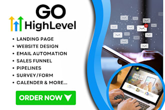 design go high level sales funnel CRM gohighlevel automation gohighlevel website