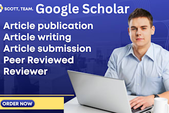 write, publish your research article in google scholar peer review index journal