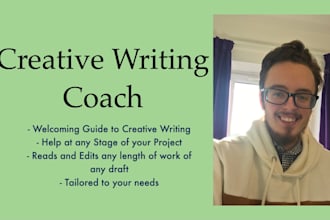 be your creative writing book coach