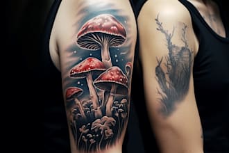 create tattoo design as a professional tattoo artist