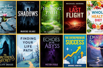 design professional book cover or ebook cover