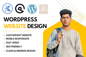 build fast website using kadence, gutenberg, spectra, blocks