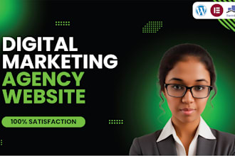 create a digital marketing agency wordpress business website or smma website