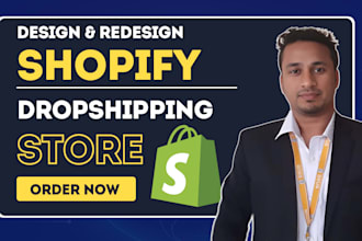 build shopify dropshipping store USA UK based shopify website