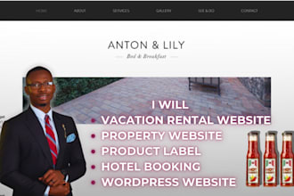 vacation rental website lodgify wix hotel booking airbnb tripadvisor str website