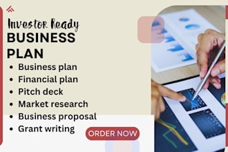be your business plan writer, write business plan for startup business proposal