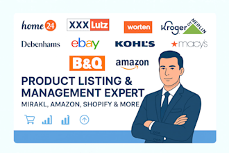 upload product listing on mirakl marketplaces
