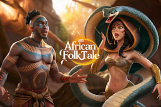 write compelling african folktales story