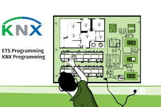 program your knx devices and commission the project