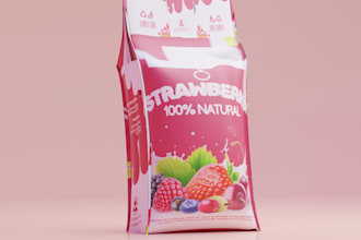 do realistic 3d product rendering and mockup designs