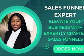 design sales funnels landing pages in kartra and clickfunnel, kajabi website