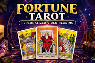 create a personalized fortune tarot reading video in under 24 hours