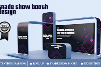 customized trade show booths and backdrops for your exhibition