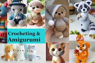 create a detailed amigurumi crochet patterns with photo for etsy shop amigurumi