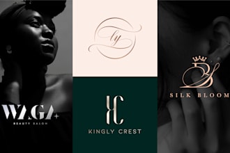 do luxury beauty salon skin care fashion cosmetics logo