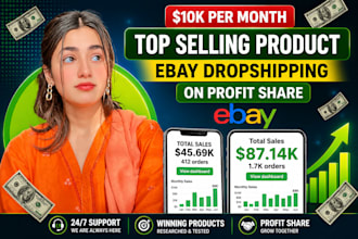 do ebay dropshipping on profit share