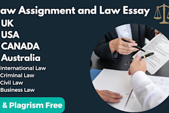 do legal writing, assignment, essay, research on UK,USA law