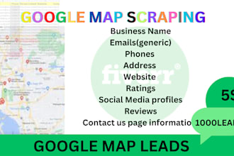 scrape google map data for lead generation