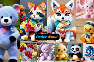 write a detailed crochet pattern and high  quality picture
