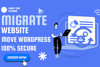 move wordpress, migrate website, create backup and new domain migration