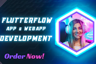 flutterflow mobile app flutter flow android development web application ios dev