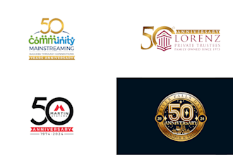 design anniversary logo within 24 hours