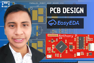 design a custom pcb in easyeda for esp32 arduino and iot