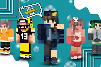 get the best minecraft skin designed just for you