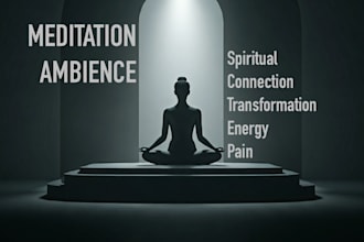 create an ambient soundscape for meditation