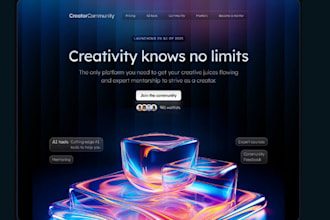 redesign your static old website to a 3d animated modern website animation