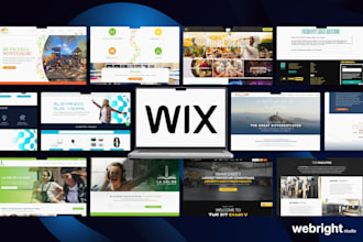 design a wix website with custom graphics