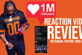 review your music with a reaction video