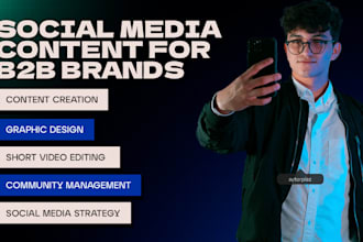 manage the social media for your b2b brand