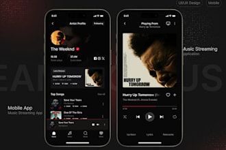 develop robust music streaming app, music streaming website