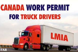 do truck driving lmia job research, application, work permit, visa